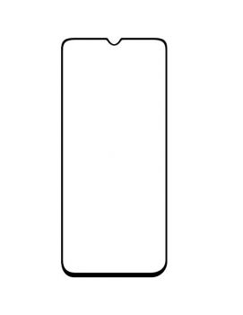 Стекло сенсорного экрана Realme 5 Pro RMX1971, Realme Q черное Оригинал
