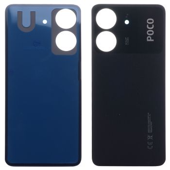 Задняя крышка корпуса Xiaomi Poco C65 2310FPCA4G черная Оригинал