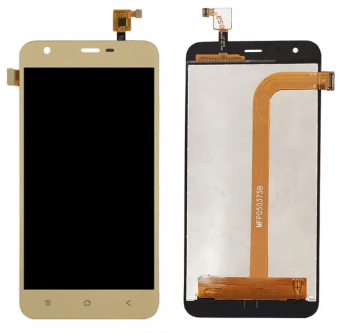 Дисплей (LCD) Blackview A7 с сенсором золотистый Оригинал