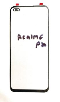 Стекло сенсорного экрана Realme 6 Pro RMX2061 черное Оригинал