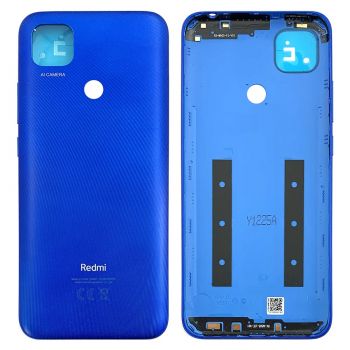 Задняя крышка корпуса Xiaomi Redmi 9C M2006C3MG синяя Оригинал