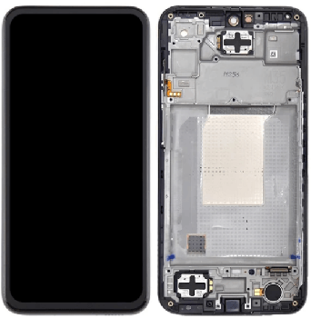 Дисплей Samsung M356 (SM-M356B, SM-M356B/DS) Galaxy M35 с сенсором (тачскрином) черный с рамкой Оригинал