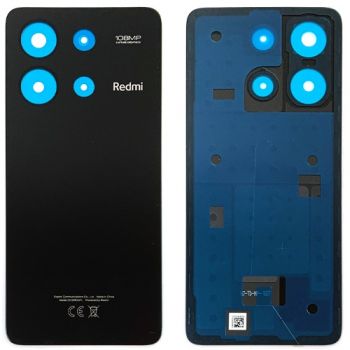 Задняя крышка корпуса Xiaomi Redmi Note 13 4G 23129RAA4G черная Оригинал