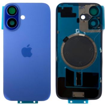 Задняя крышка корпуса Apple iPhone 16 A3287, A3081, A3286, A3288 синяя