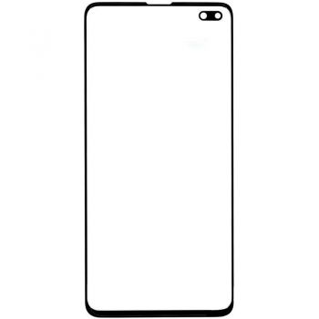 Стекло сенсорного экрана Samsung G975 (SM-G975F, SM-G975F/DS) Galaxy S10 Plus черное Оригинал