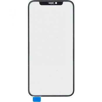 Стекло сенсорного экрана Apple iPhone 12 mini A2399, A2176, A2398 черное Оригинал