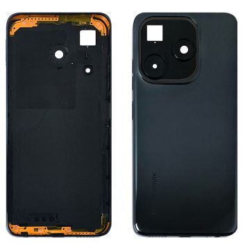 Задняя крышка корпуса Tecno Spark 10C KI5k, KI5m черная Оригинал