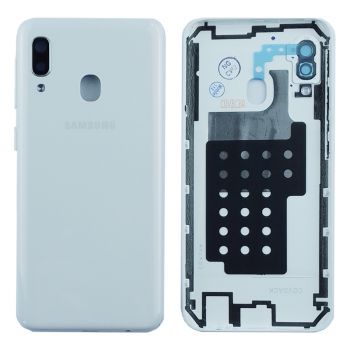 Задняя крышка корпуса Samsung A202 (SM-A202F, SM-A202F/DS) Galaxy A20E 2019 белая Оригинал