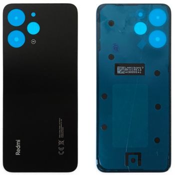 Задняя крышка корпуса Xiaomi Redmi 12 23053RN02A, 23053RN02Y черная Оригинал