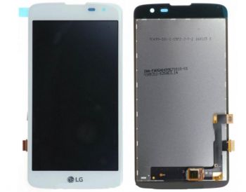 Дисплей (LCD) LG X210 K7, X210DS с сенсором белый Оригинал