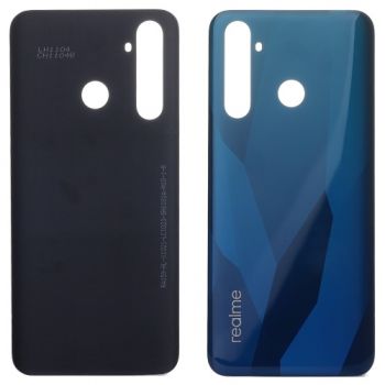Задняя крышка корпуса Realme 5 Pro RMX1971 синяя Оригинал
