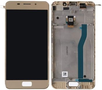 Дисплей Asus ZC521TL Zenfone 3s Max X00GD, Pegasus 3s с сенсором (тачскрином) золотой с рамкой Оригинал