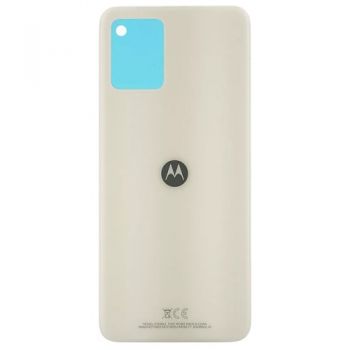 Задняя крышка корпуса Motorola XT2345, XT2345-3 Moto E13 белая Оригинал