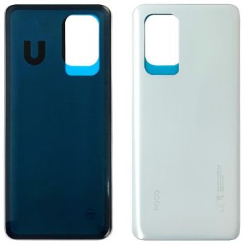 Задняя крышка корпуса Xiaomi Poco F5 Pro 23013PC75G белая Оригинал