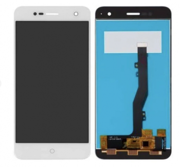 Дисплей (LCD) ZTE V8 Mini с сенсором белый Оригинал