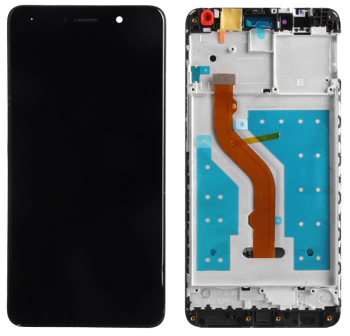Дисплей (LCD) Huawei Y7 2017 (TRT-L21), Y7 Prime, Nova Lite Plus с сенсором чёрный + рамка