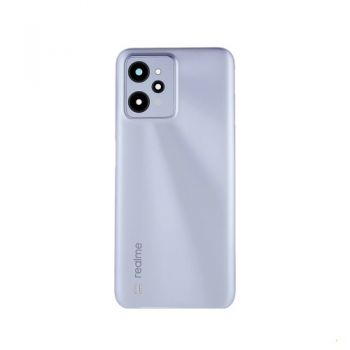 Задняя крышка корпуса Realme C31 RMX3501 серебристая Оригинал