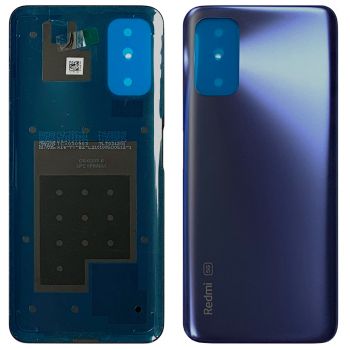 Задняя крышка корпуса Xiaomi Redmi Note 10 5G M2103K19G синяя Оригинал