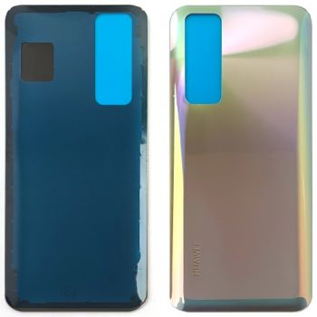 Задняя крышка корпуса Huawei Nova 7 5G JEF-NX9, JEF-AN20, JEF-AN00 серебристый Оригинал