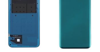 Задняя крышка корпуса Huawei Y9 2019 JKM-LX1, JKM-LX2, JKM-LX3, JKM-AL00, JKM-TL00 зеленая Оригинал