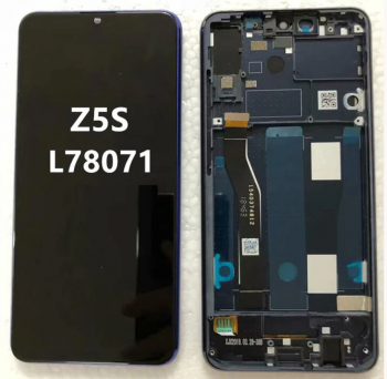 Дисплей Lenovo Z5s L78071 с сенсором (тачскрином) черный с рамкой Оригинал