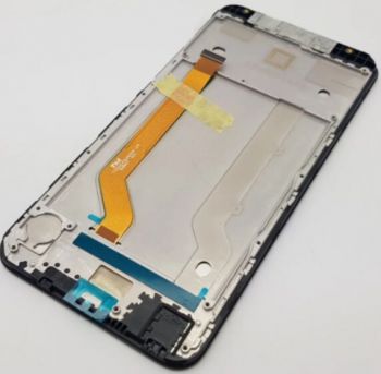 Дисплей Meizu C9, C9 Pro M818H с сенсором (тачскрином) черный с рамкой Оригинал