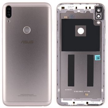 Задняя крышка корпуса Asus ZB601KL, ZB602KL ZenFone Max Pro M1 X00TD, X00TDB, X00TDA серебристая Оригинал