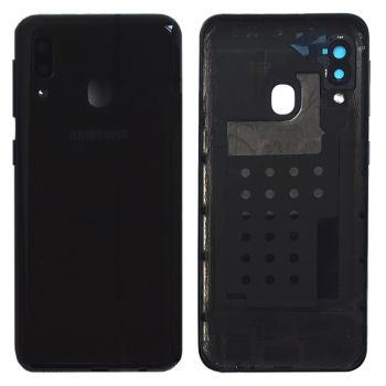 Задняя крышка корпуса Samsung A202 (SM-A202F, SM-A202F/DS) Galaxy A20E 2019 черная Оригинал