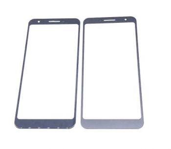 Стекло сенсорного экрана Google Pixel 3a G020E, G020F, G020G, G020H черное Оригинал