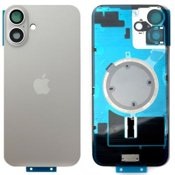 Задняя крышка корпуса Apple iPhone 16 Plus A3290, A3082, A3289, A3291 белая