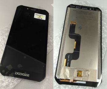 Дисплей Doogee S40 Pro с сенсором (тачскрином) черный Оригинал