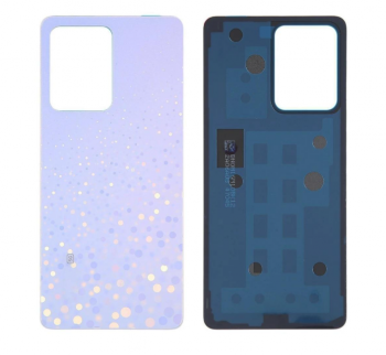 Задняя крышка корпуса Xiaomi Redmi Note 12 Pro 5G 22101316C. 22101316I фиолетовая Оригинал