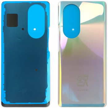 Задняя крышка корпуса Huawei Nova 8 Pro BRQ-AN00, BRQ-AL00 серебристая Оригинал