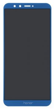 Дисплей (LCD) Huawei Honor 7X Dual Sim (BND-L21) с сенсором синий Оригинал