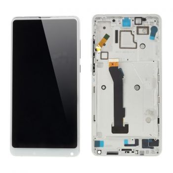 Дисплей Xiaomi Mi Mix 2S M1803D5XA с сенсором (тачскрином) белый с рамкой
