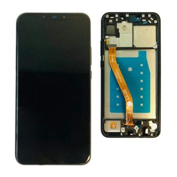 Дисплей Huawei Mate 20 Lite SNE-LX1, SNE-LX3, SNE-AL00 с сенсором (тачскрином) черный с рамкой