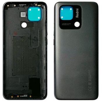 Задняя крышка корпуса Xiaomi Redmi 10C 220333QAG, 220333QBI серая Оригинал