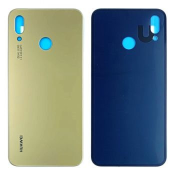 Задняя крышка корпуса Huawei P20 Lite 2018 ANE-LX1, ANE-LX2, ANE-LX3, ANE-LX2J золотая Оригинал