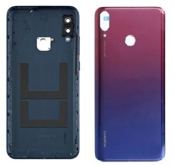Задняя крышка корпуса Huawei Y9 2019 JKM-LX1, JKM-LX2, JKM-LX3, JKM-AL00, JKM-TL00 фиолетовая