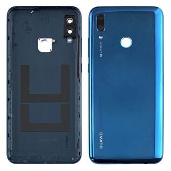 Задняя крышка корпуса Huawei P Smart 2019 POT-LX1, POT-LX3, POT-L21 синяя Оригинал
