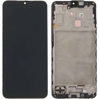Дисплей Samsung A175 (SM-A175F, SM-A175F/DS) Galaxy A17 с сенсором (тачскрином) черный с рамкой Оригинал