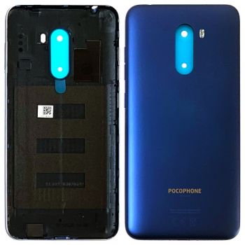 Задняя крышка Xiaomi Pocophone F1 синяя, Steel Blue