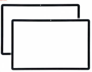 Стекло сенсорного экрана Samsung T730, T733 (SM-T730, SM-T733) Galaxy Tab S7 FE черное Оригинал