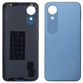 Задняя крышка корпуса Oppo A17k CPH2471 голубая Оригинал