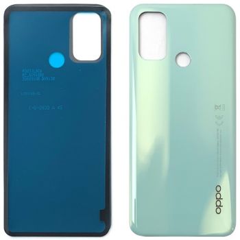 Задняя крышка корпуса Oppo A53 CPH2127, CPH2131. Oppo A53s CPH2139, CPH2135 зеленая Оригинал