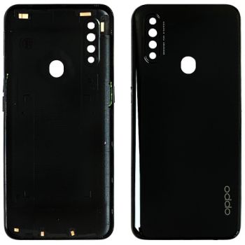Задняя крышка корпуса Oppo A31 CPH2015, CPH2073, CPH2081, CPH2029, CPH2031 черная Оригинал