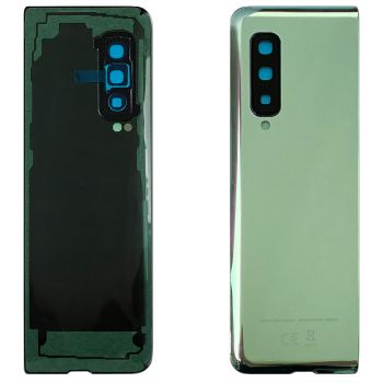 Задняя крышка корпуса Samsung F900, F907 (M-F900F, SM-F907F, SM-F907B) Galaxy Fold, Galaxy Fold 5G серебристая Оригинал