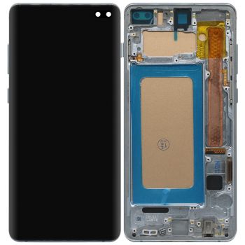 Дисплей Samsung G975 (SM-G975F, SM-G975F/DS) Galaxy S10 Plus с сенсором (тачскрином) черный с рамкой TFT