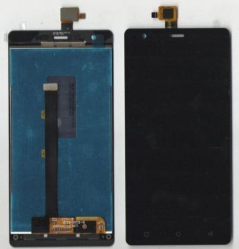 Дисплей (LCD) Nomi i506 Shine с сенсором чёрный