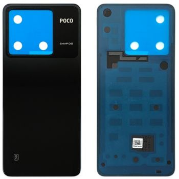 Задняя крышка корпуса Xiaomi Poco X6 5G 23122PCD1G черная Оригинал